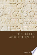 The letter and the spirit /