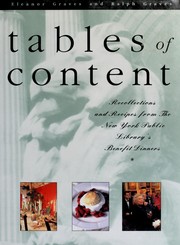 Tables of content /