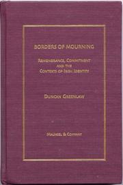 Borders of mourning : remembrance, commitment, and the contexts of Irish identity /