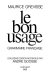 Le bon usage : grammaire française /