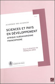 Sciences et pays en développement : Afrique subsaharienne francophone /