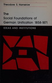 The social foundations of German unification, 1858-1871 /