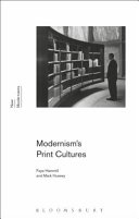 Modernism's print cultures /