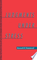 Judgments under stress /