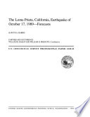 The Loma Prieta, California, earthquake of October 17, 1989-- forecasts /