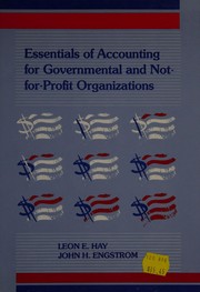 Essentials of accounting for governmental and not-for-profit organizations /