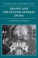 France and the estates general of 1614 /