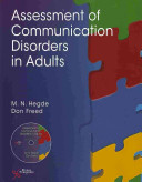 Assessment of communication disorders in adults /