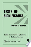 Tests of significance /