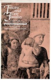 Tuscans and their families : a study of the Florentine catasto of 1427 /