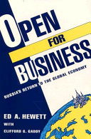 Open for business : Russia's return to the global economy /