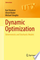 Dynamic optimization : deterministic and stochastic models /