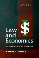 Law and economics : an introductory analysis /