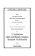 L'initiation dans quelques romans français et africains /