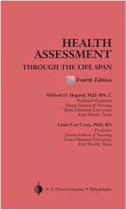 Health assessment through the life span