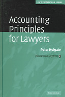 Accounting principles for lawyers /