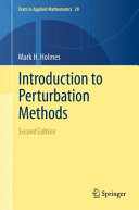 Introduction to perturbation methods /