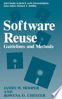 Software reuse : guidelines and methods /