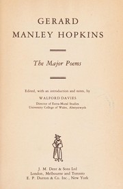 Gerard Manley Hopkins : the major poems /