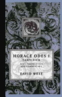 Carpe diem : Horace Odes I /