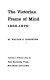 The Victorian frame of mind, 1830-1870 /
