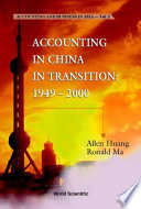 Accounting in China in Transition.