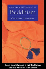 A popular dictionary of Buddhism /