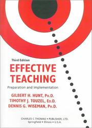 Effective teaching : preparation and implementation /