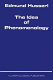 The idea of phenomenology /