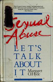 Sexual abuse--let's talk about it /