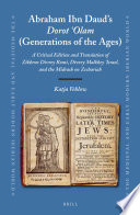 Abraham ibn Daud's Dorot 'olam (Generations of the ages) /