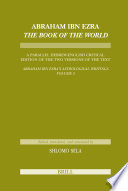 The book of the world : a parallel Hebrew-English critical edition of the two versions of the text /