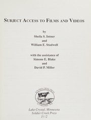 Subject access to films and videos /