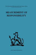 Measurement of responsibility; a study of work, payment, and individual capacity.