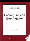 Consort, full, and verse anthems