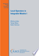 Local Operators in Integrable Models I.