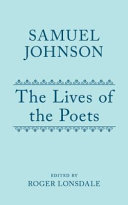 The lives of the most eminent poets : with critical observations on their works /