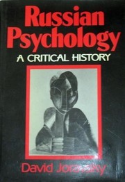 Russian psychology : a critical history /
