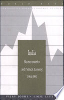 India : macroeconomics and political economy, 1964-1991 /