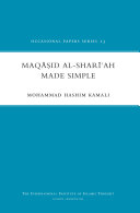 Maqāṣid al-Sharīảh made simple /