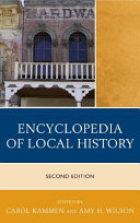 Encyclopedia of local history /