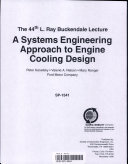 A systems engineering approach to engine cooling design /