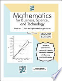 Mathematics for business, science, and technology : with MATLAB and spreadsheet applications /