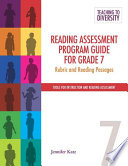 Reading assessment program guide for grade 7 : rubric and reading passages /