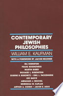 Contemporary Jewish philosophies /