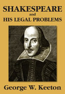 Shakespeare and his legal problems /