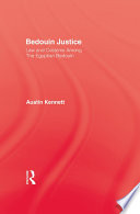 Bedouin justice : laws and customs among the Egyptian Bedouin /