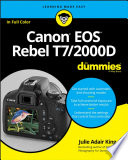 Canon EOS Rebel T7/2000D for dummies /