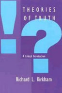Theories of truth a critical introduction /
