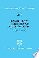 Families of varieties of general type /